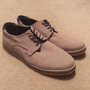 Size 12 - Nice Canvas Casual Shoes - Tan
